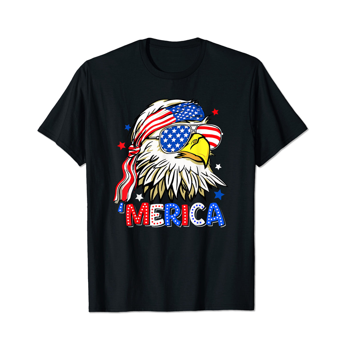 America Funny Eagle 4th Of July Patriotic American Flag Men T Shirts Big and Tall Men Shirts Plus Size Short Sleeve Fashion Casual T Shirt Graphic Tee Shirts Tshirts