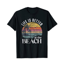 Life Is Better at The Beach Men T Shirts Big and Tall Men Shirts Plus Size Short Sleeve Fashion Casual T Shirt Graphic Tee Shirts Tshirts
